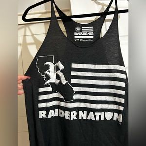 Raider Nation racer back tank